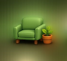 Ícone Um cantinho por vez.